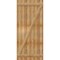 Ekena Millwork Joined Board-n-Batten Shutters w/Z-Bar, Rough Sawn Western Red Cedar, 32 1/4W x 73H, PR RBJ06Z32X073RWR - alternate 4